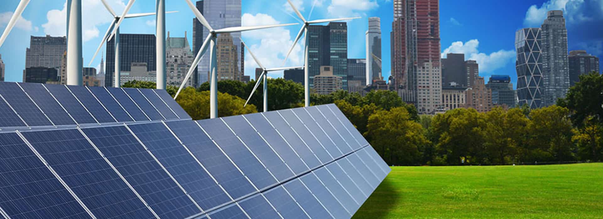 Sustainable energy banner image